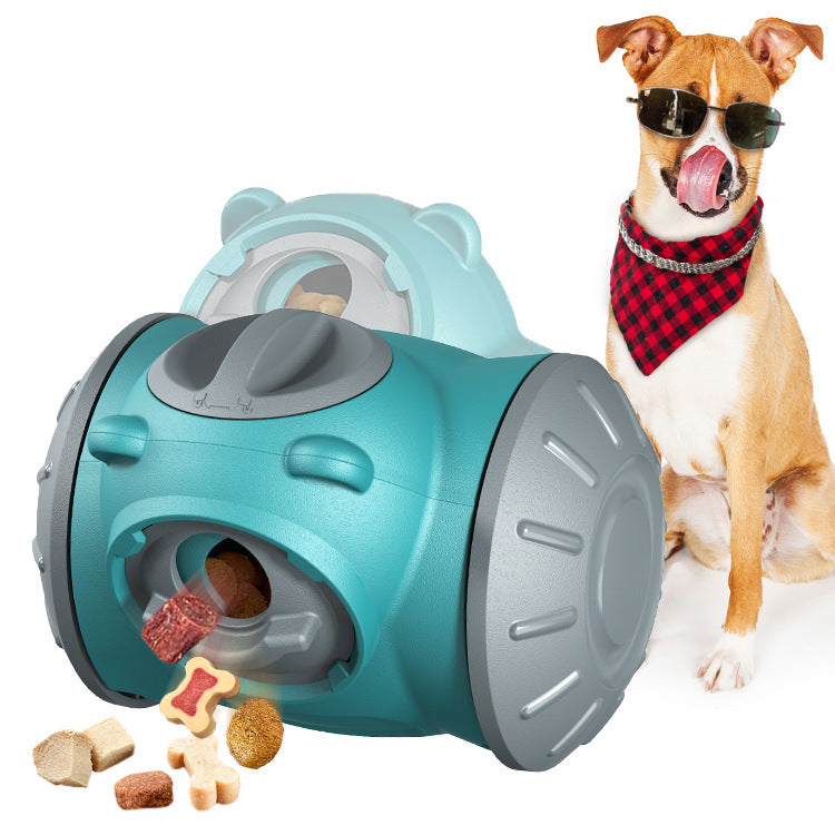 Interactive Dog Tumbler Toy – IQ Puzzle Slow Feeder for Dogs & Cats