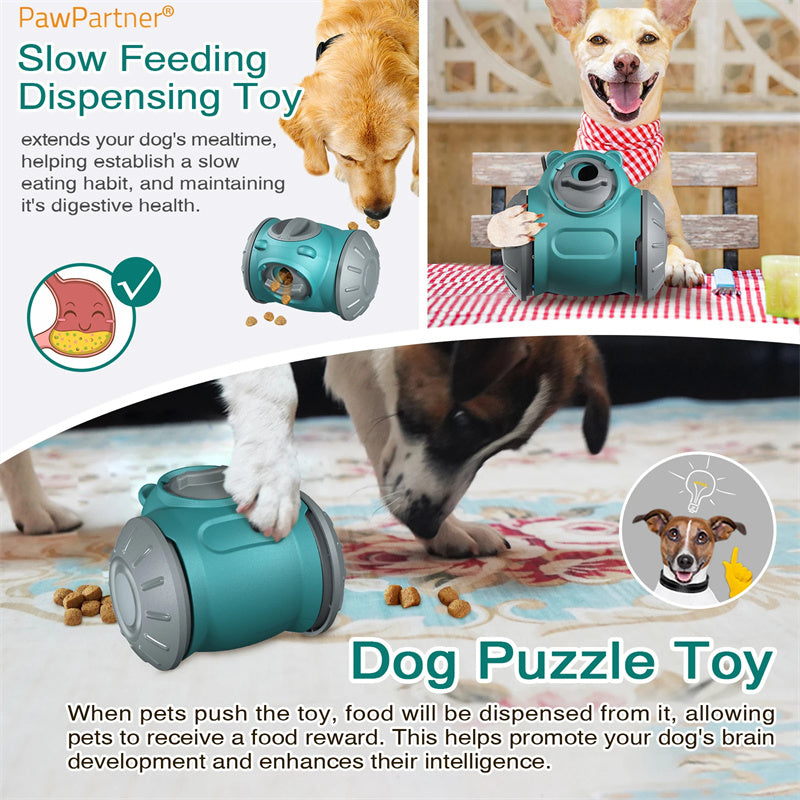 Interactive Dog Tumbler Toy – IQ Puzzle Slow Feeder for Dogs & Cats